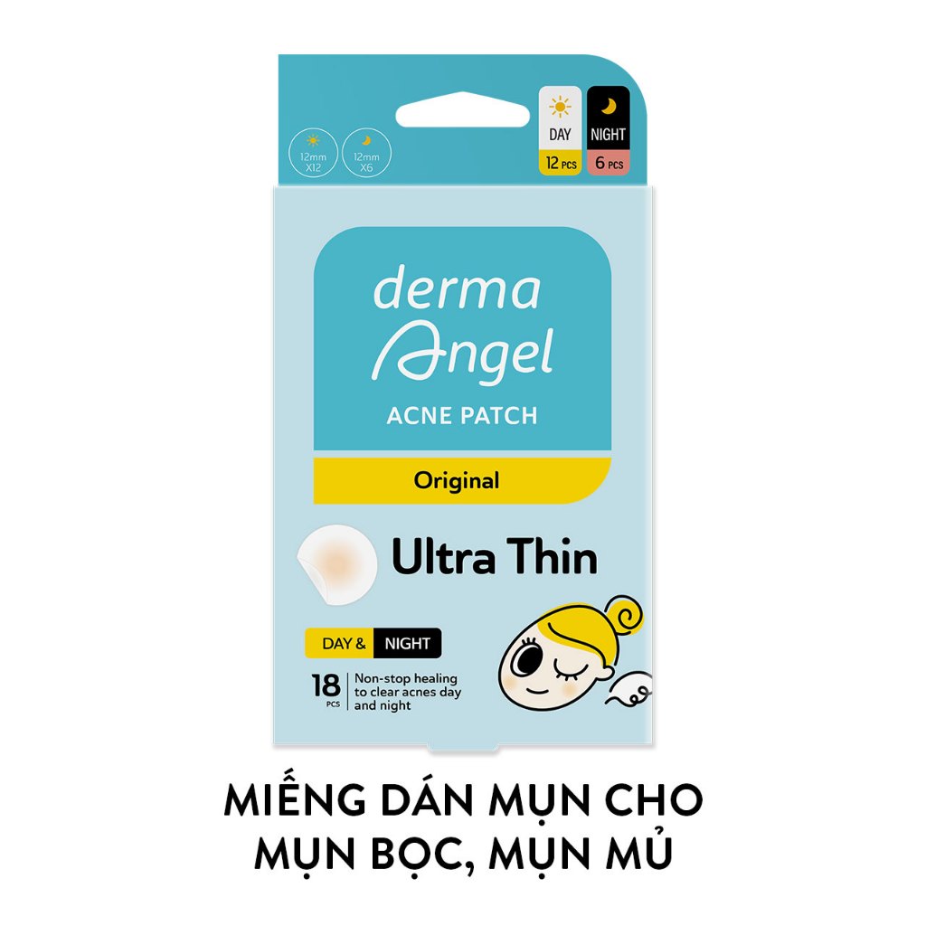 Ảnh Miếng dán mụn Derma Angel Dành cho cả ngày 12 + 6 Miếng 1