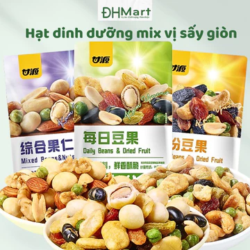 1kg Hạt dinh dưỡng mix, hạt mix nội địa trung tẩm vị, đậu mix hạt và trái cây sấy khô