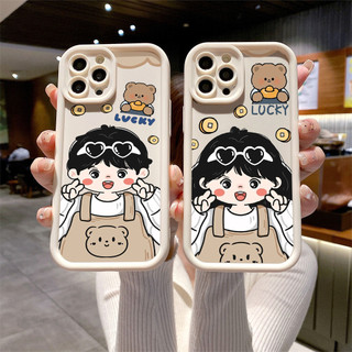 Ốp lưng iphone TPU cặp đôi lucky be nâu xinh iu cho ip 7 8 plus x xs xr xsmax 11 12 13 14 15 pro max dc1566
