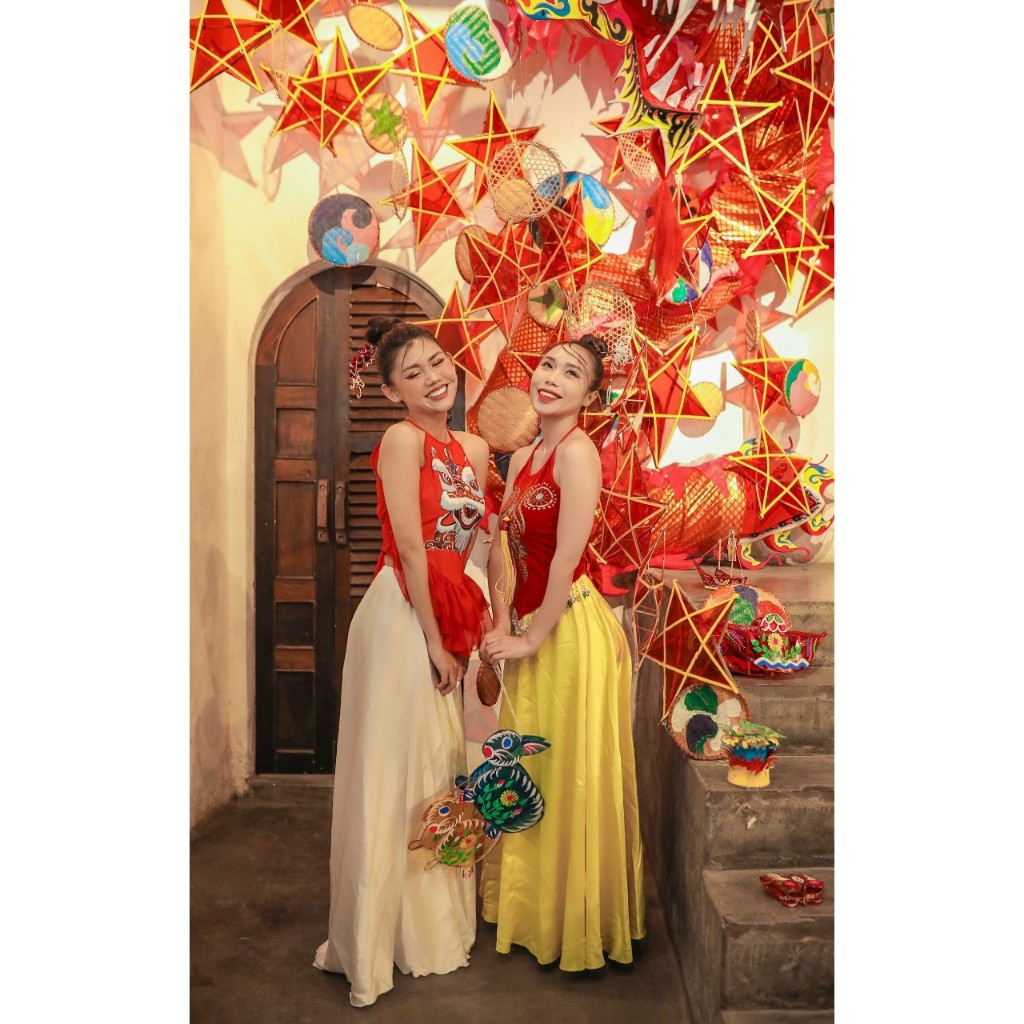 Đèn ông sao truyền thống trang trí trung thu, đèn ngôi sao decor trung thu - Kem Shop K24