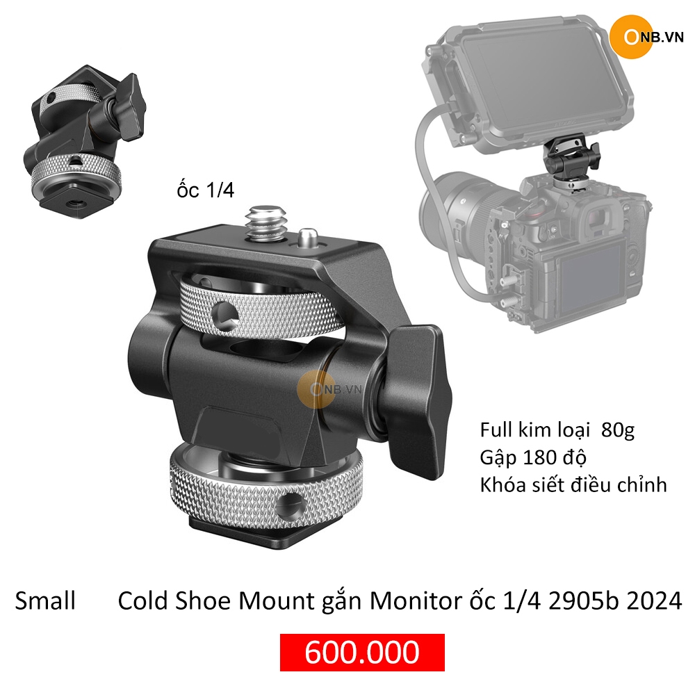 Small -Rig Cold Shoes Mount gắn Monitor ốc 1/4 2905b 2024 | Shopee Việt Nam