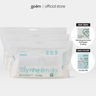 COMBO 3 Túi Khăn khô tẩy trang cao cấp Goêm 5s Daily 200m
