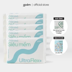 COMBO 5 Gói Khăn mặt khô đa năng cao cấp Goêm UltraFlex 60m