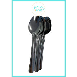 BỘ 10 Muỗng inox thìa inox cán dài (LỒNG TO CÁN DÀI) - HHome