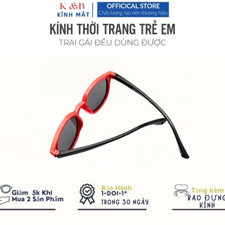 SALE 30% - Kính Mát Cho Bé Trai Gái Tròng Phân Cực Chống UV400 Gọng Tròn Dẻo Silicone chống gãy Cao Cấp - SV22