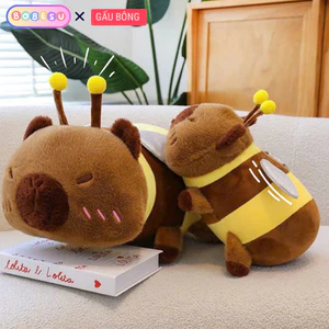 Capybara Ong Capybara Con Ong Đáng Yêu Sự Kết Hợp Dễ Thương Gấu Bông Capybara Mẫu Mói Món Quà Ý Nghĩa