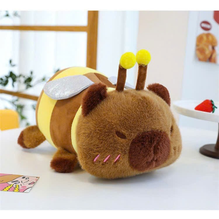 Capybara Ong Capybara Con Ong Đáng Yêu Sự Kết Hợp Dễ Thương Gấu Bông Capybara Mẫu Mói Món Quà Ý Nghĩa