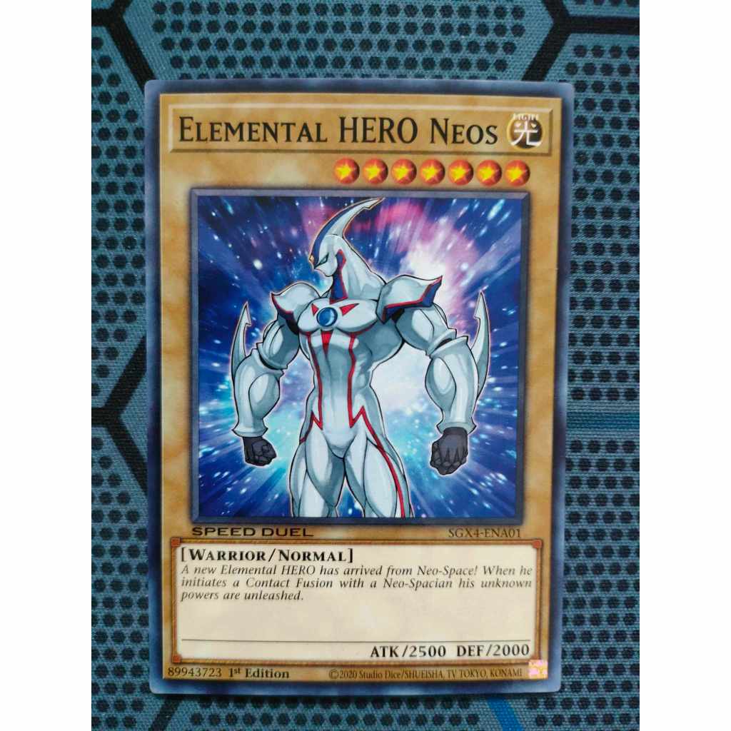 Bài yugioh speed duel - Elemental HERO Neos - SGX4-ENA01 - Common 1st ...