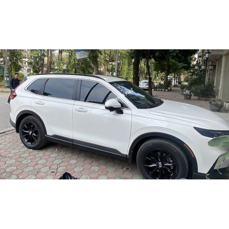 Thanh giá nóc dọc thấp xe HONDA CRV 2024, Chất liệu nhôm cao cấp. 2 màu Đen và Bạc. Bắt vít chắc chắn zin theo xe