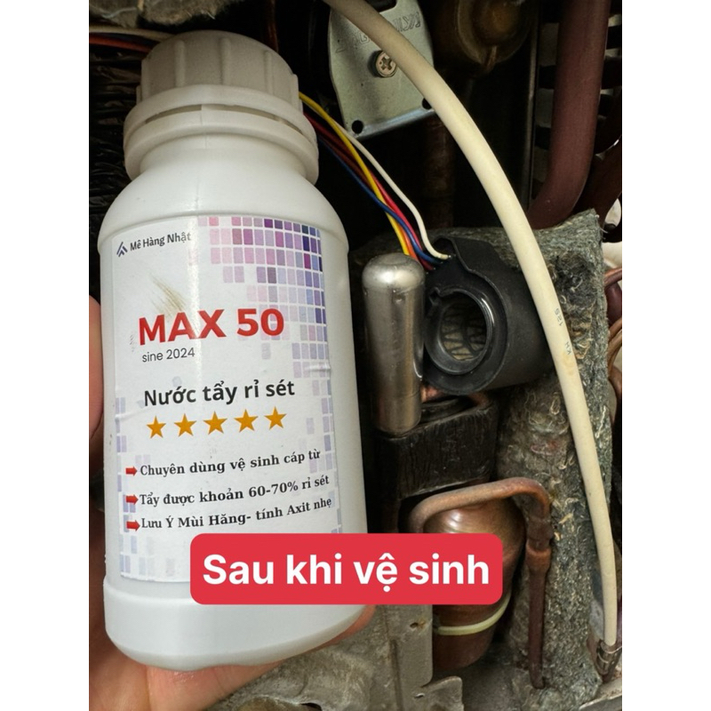 Dung dịch vệ sinh Vết Rỉ Sét ( Cáp Từ ) Ngành Lạnh Làm Sạch