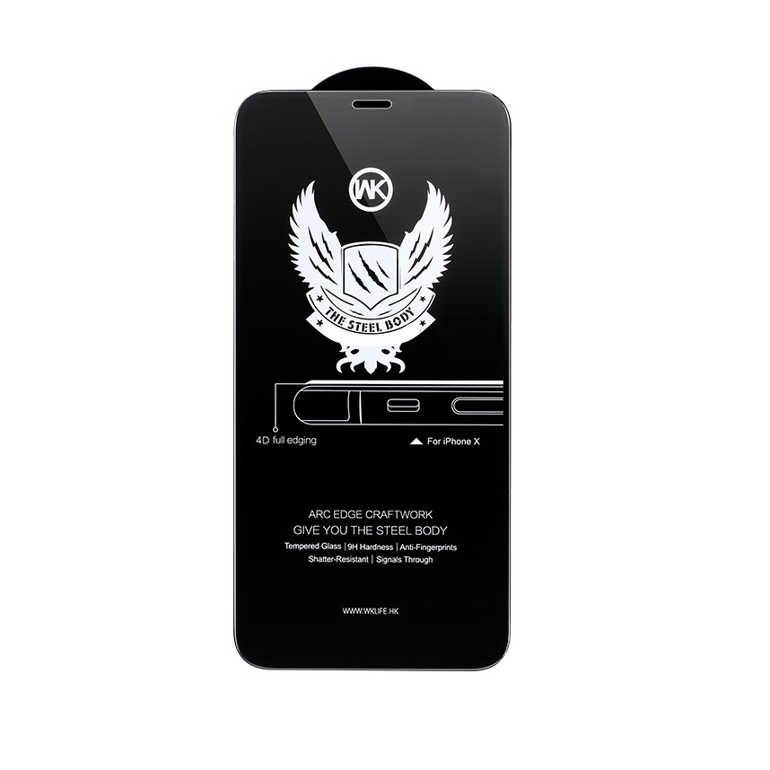 Kính Cường Lực iPhone KK 4D Cao Cấp Full Màn chống nhìn chộm iPhone /X/XS/XR/11/12/13/14/15/16/17/Pro/Max/Mini/Air