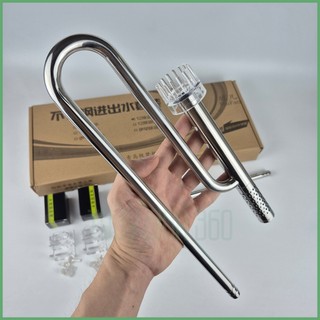 Bộ In-Out Inox Cao Cấp Chính Hãng Mufan - Phi 12, Phi 16 - Sử Dụng Cho Bể Cá Cảnh, Thủy Sinh