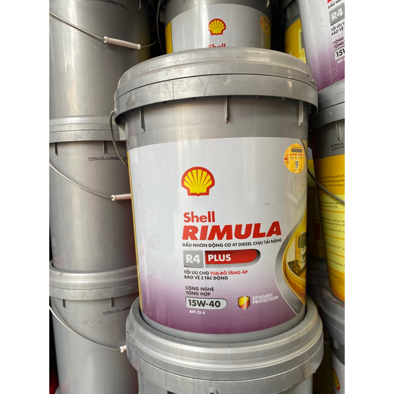 Shell Rimula R4 plus15W40 (Xô 18 lit) CHÍNH HÃNG. | Shopee Việt Nam