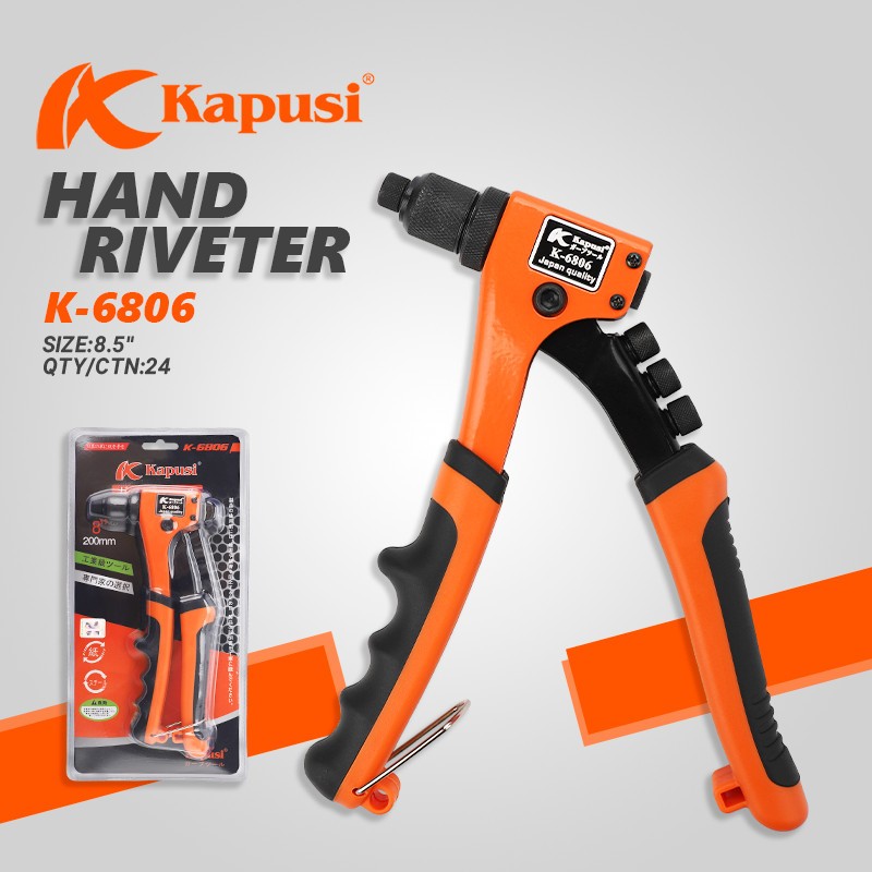 Kìm rút đinh tán công nghiệp Kapusi JAPAN 8inch , kềm rút rive trợ lực ...