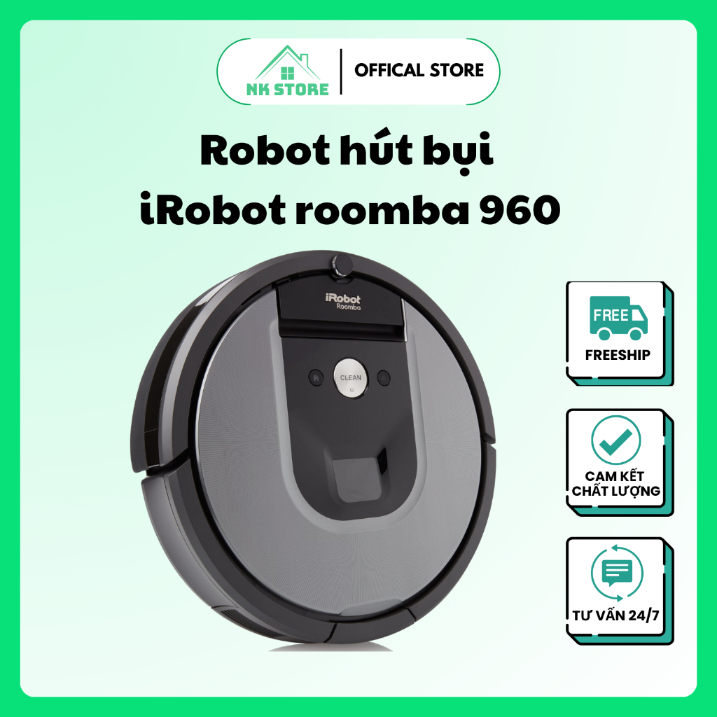 Robot hút bụi iRobot roomba 960 | Nội địa Nhật | Shopee Việt Nam
