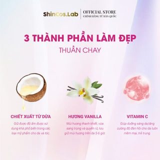 Sữa tắm thuần chay hương nước hoa SHINCOS.LAB Love Spell