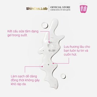 Sữa tắm thuần chay hương nước hoa SHINCOS.LAB Love Spell