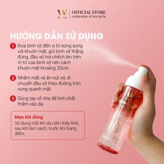 Xịt khoáng tinh chất Wskin Essence Toner Mist