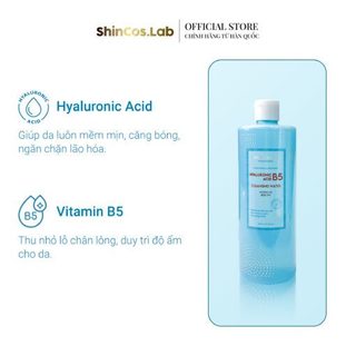 Nước tẩy trang thuần chay sáng da SHINCOS.LAB Niacinamide Cleansing Water