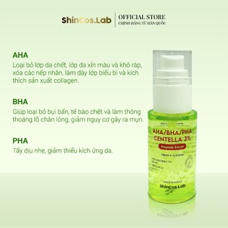 SERUM DƯỠNG ẨM GIẢM MỤN DỊU DA AHA/BHA/PHA CENTELLA 3%