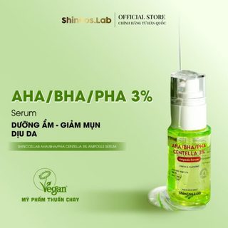 SERUM DƯỠNG ẨM GIẢM MỤN DỊU DA AHA/BHA/PHA CENTELLA 3%