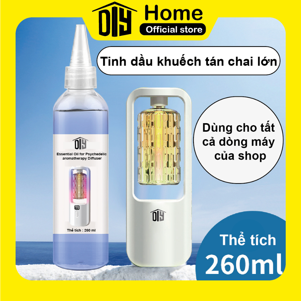 [Mới Ra Mắt] Tinh dầu xông phòng 260ml thiên nhiên dùng cho máy PW JD G series lưu hương lâu