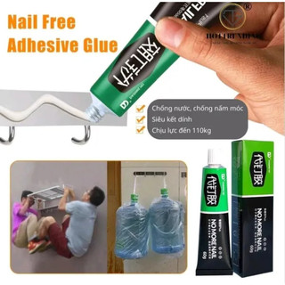 Keo Siêu Dính NO MORE NAIL 60g và Keo dán đa năng 20g (hàng tốt)
