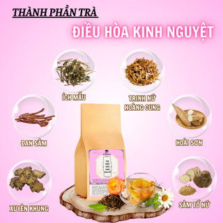 [Đèn đỏ đến] Trà điều hòa kinh nguyệt Fengcha giảm đau bụng, hết bế tắc kinh bịch 30 gói lọc