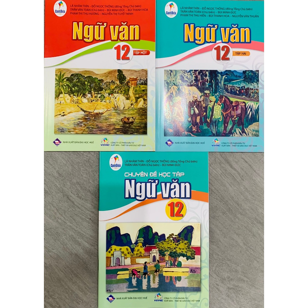 Ảnh Sách - Ngữ văn tập 1+2 và chuyên đề văn lớp 12 - cánh diều + bán kèm 1 quyển vở 2