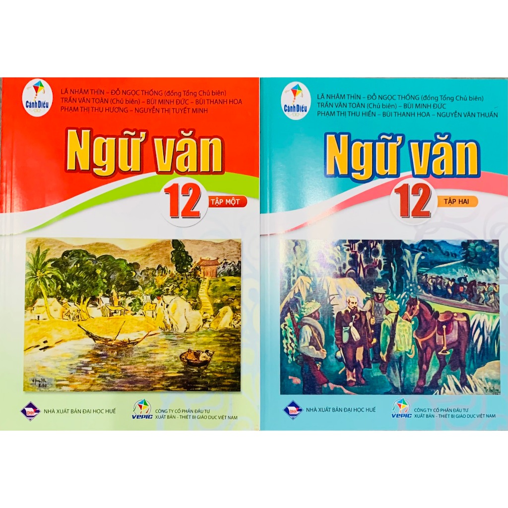 Ảnh Sách - Ngữ văn tập 1+2 và chuyên đề văn lớp 12 - cánh diều + bán kèm 1 quyển vở 3