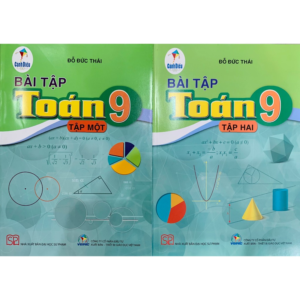 Ảnh Sách - Toán và bài tập toán lớp 9 tập 1 & 2 - cánh diều + bán kèm 1 quyển vở 3