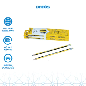 Hộp 12 bút chì 2B Batôs 3 PC-B03 phù hợp cho bé tập viết