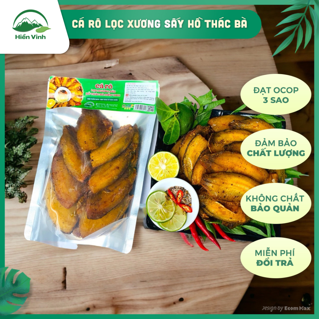 Cá Rô Lọc Xương Sấy Hồ Thác Bà Hiền Vinh - Khô Cá Rô Phi Sấy Tự Nhiên ...