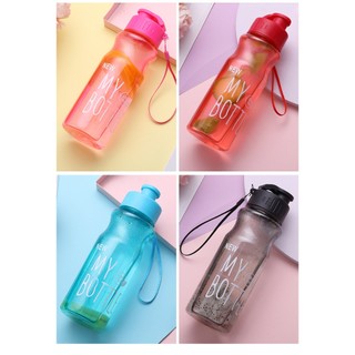 Bình Đựng Nước Nắp Bật My Bottle 600ml Nhựa Di Động Tập Gym, Du Lịch, Văn Phòng C2