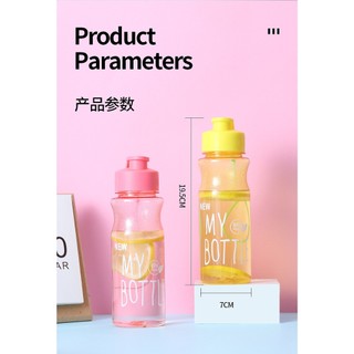Bình Đựng Nước Nắp Bật My Bottle 600ml Nhựa Di Động Tập Gym, Du Lịch, Văn Phòng C2