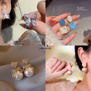 Khuyên Tai Bông Tai Hình Dáng Thời Trang, Sang Trọng, Thanh Lịch Dành Cho Quý Cô
