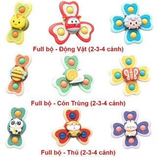 Đồ Chơi Con Quay Spinner Họa Tiết Động Vật Vui Nhộn, Chong Chóng Dính Tường Âm Thanh Vui Nhộn Cho Bé 89022