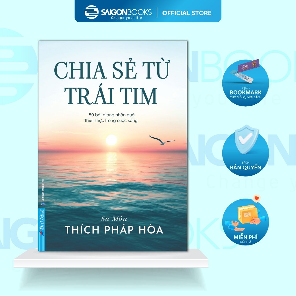Ảnh SÁCH - Chia sẻ từ trái tim - Thích Pháp Hòa 1
