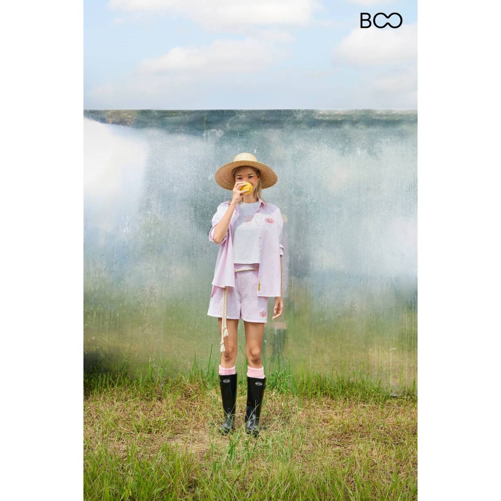 Áo Sơ Mi Dài Tay BOO Oversized Kẻ sọc Infinitee 09 BOOLAAB