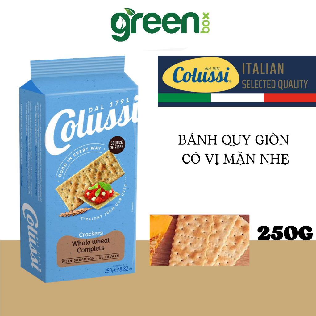 Bánh cracker Colussi lúa mì giòn 250g | Shopee Việt Nam