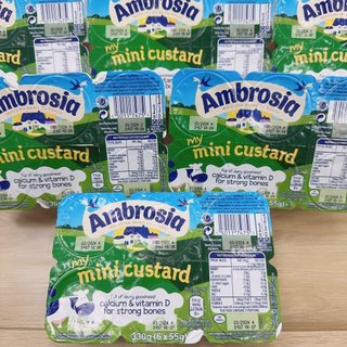 Váng sữa Ambrosia từ UK lốc 6 hộp thơm ngon, dinh dưỡng