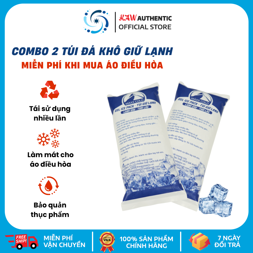 Áo điều hòa KAW Chính Hãng (lẻ áo - không phụ kiện) quạt mát, chống nắng nóng, an toàn