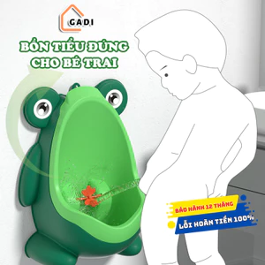 Bồn tiểu đứng cho bé trai, bồn đi vệ sinh gắn tường tập đi vệ sinh cho bé.
