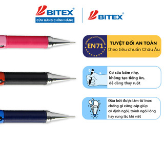 Bút chì bấm Bitex MP05 0.5mm (1 cây màu ngẫu nhiên)