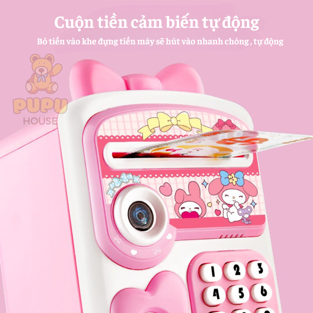 Két Sắt Mini Thông Minh Vân Tay Két Sắt Mini Cho Bé Vân Tay Két Mini Đựng Tiền Két Sắt Điện Tử Giá Rẻ- PUPU HOUSE