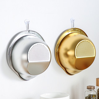 Rổ Vo Gạo Inox 304 Cao Cấp – Thép Không Gỉ An Toàn, Rổ Rửa Rau Hoa Quả Có Lỗ Thoát Nước Tiện Lợi