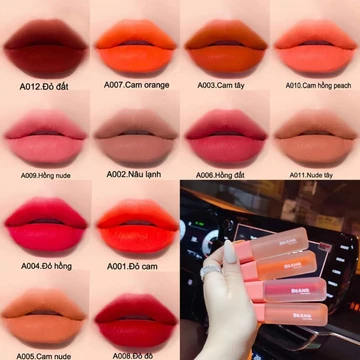 Son môi kem lì Beana chính hãng version 6 chất son nhung mịn, lên màu chuẩn đẹp, thiết kế sang chảnh