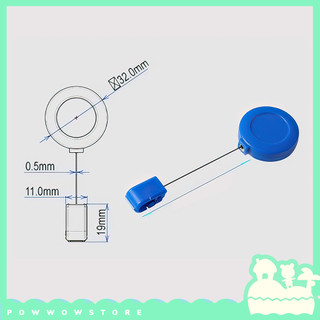 [Sẵn VN] Lõi Tơrua Kéo Rút 60cm Kèm Bao Đựng Thẻ Nhựa ABS Phong Cách Đơn Giản Nhiều Màu Sắc
