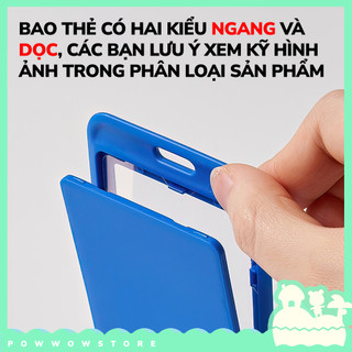 [Sẵn VN] Lõi Tơrua Kéo Rút 60cm Kèm Bao Đựng Thẻ Nhựa ABS Phong Cách Đơn Giản Nhiều Màu Sắc
