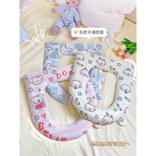 Đệm lót bệ bồn cầu bốn mùa chống nước thông dụng học tiết dễ thương